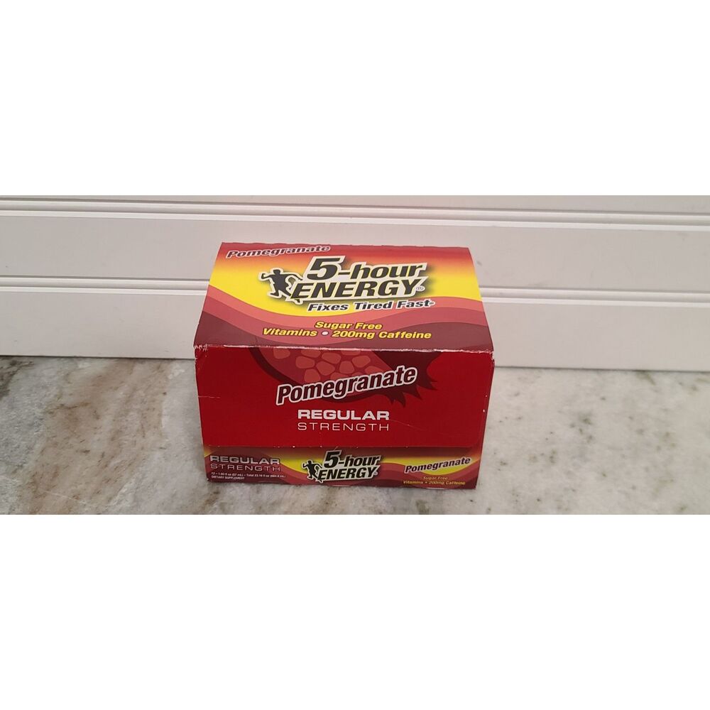 Case of 12 5 Hour Energy Pomegranate Sugar Free Exp 08/26